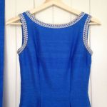 Vintage Klänning Thaisiden skräddarsydd 1965