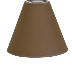 Lampskärm toppringfäste Leather - 5 färger