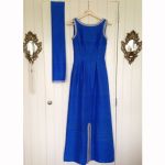 Vintage Klänning Thaisiden skräddarsydd 1965