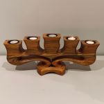 Ljusstake för 5 blockljus