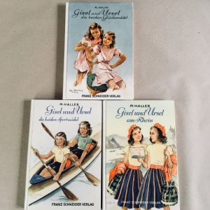 Set med tre böcker om Gisel und Ursel