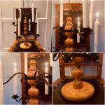 Kandelaber för 8 ljus