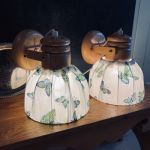 Paret vägglampor sänglampor