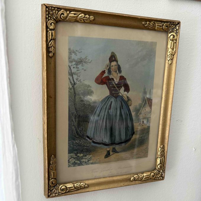 Tavla guldram Frau Günther Bachmann