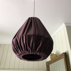 Taklampa 50-tal Drop - Sammet - 2 storlekar 8 färger