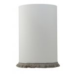 Lampskärm Carolin Cylindrisk med frans - 2 storlekar - 2 färger - flera fransfärger