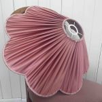 Lampskärm Veckad Satin