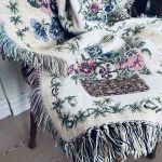 Pläd med vackra färger 120*144 cm