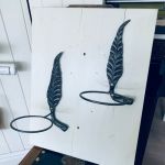 Paret lampetter för krukor etc