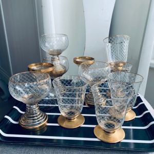 Set med 11 Selter- och Remmareglas