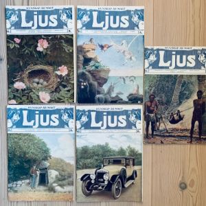 Set m 5 st magasin LJUS fr 1925