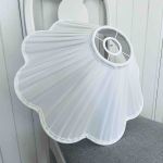Lampskärm Veckad Satin
