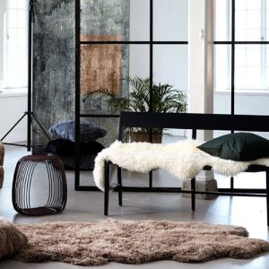 Lammskinnsfäll Långhårig Lockig 120*180 cm Quartetto