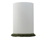 Lampskärm Carolin Cylindrisk med frans - 2 storlekar - 2 färger - flera fransfärger