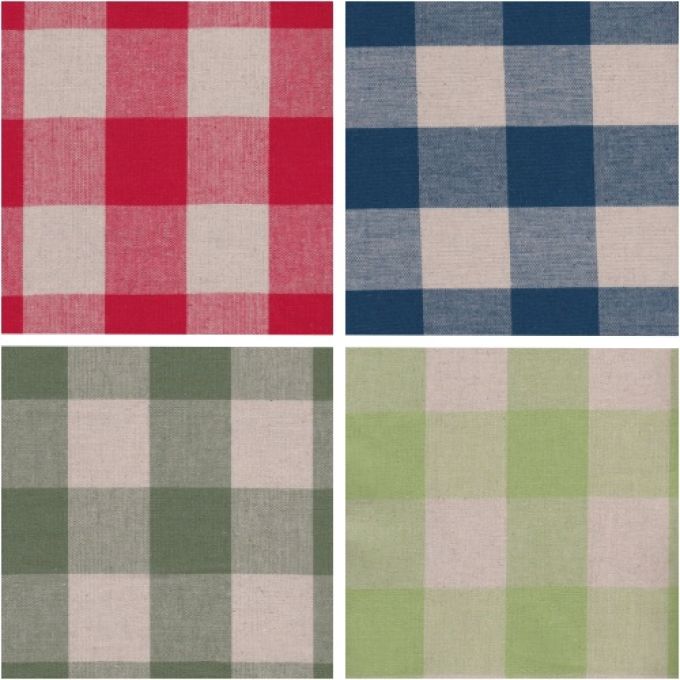 Möbeltyg MAX RUTA -  6 färger