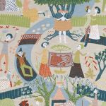 TYG Lustgård - Stig Lindberg - 2 färger - Trevira CS