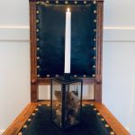 Ljuslykta glas metall