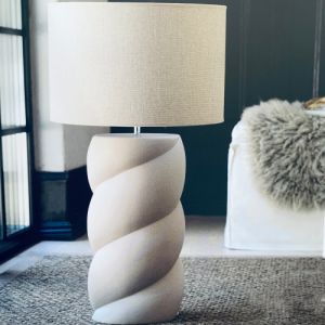 Lampfot Keramik Swirl - 4 färger