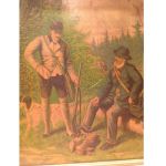 Paret Tavlor Jägare Kartongtryck