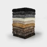 Skräddarsydd fårskinnsdyna valfria mått - 10 färger