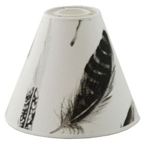 Skärm m toppringfäste - Plumes - för "ormlampa" el likn.