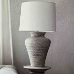 Lampfot Camelia keramik