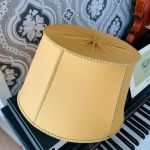 Lampskärm Engelsk - Oval - Slät Satin - 8 storlekar - 6 färger - flera kantband