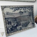 Ram dekorativ – motiv "Ett kafé vid Drottninggatan"