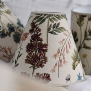 Lampskärm Toppringfäste Flower Field - 2 färger