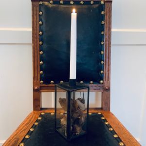 Ljuslykta glas metall