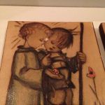 Paret små tavlor - Hummel