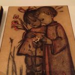 Paret små tavlor - Hummel