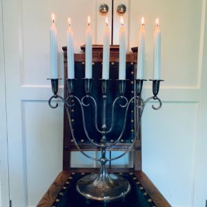 7-armad kandelaber nysilver