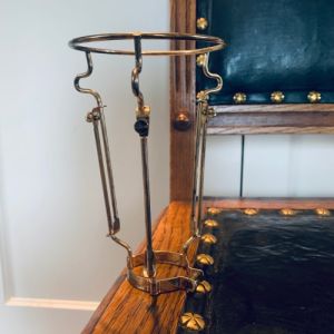 Klämlampa metall med ny tvinnad tygsladd