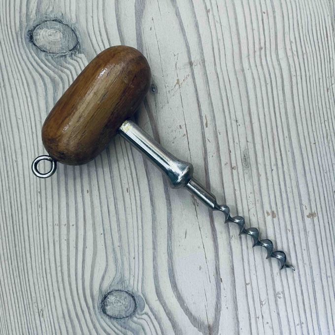 Korkskruv trä m ögla