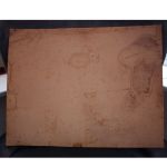 Äldre kartongtryck - Kungafamilj