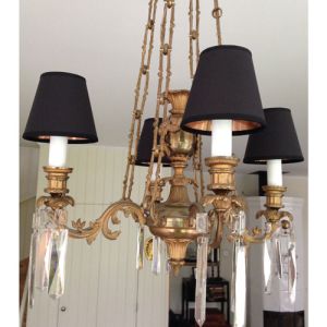 Lampskärm Lampett Chintz / Guld