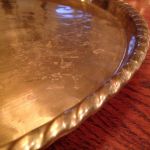 Mässingsbricka handdriven