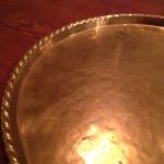 Mässingsbricka handdriven