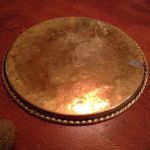 Mässingsbricka handdriven