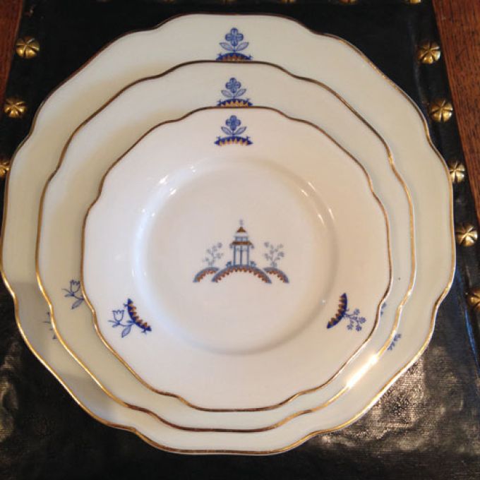 Matservis Schlaggenwald, Tjeckoslovakien, 48 delar