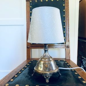 Bordslampa nysilver - ny sladd