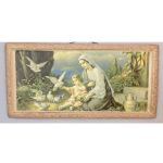 Papperstavla - Jesus och Maria