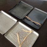 Paret Cigarettetuier metall