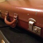 Resväska Brun Dubbla Handtag