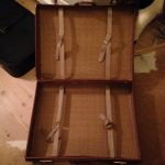 Resväska Brun Dubbla Handtag