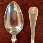 Bestick Nysilver - Skedar 7 st \"Franska Liljan\"