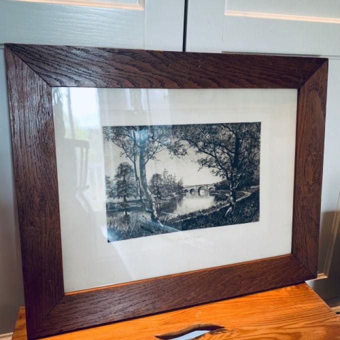 Tavla motiv Sonning Bridge