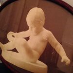 Tavla motiv skulptur