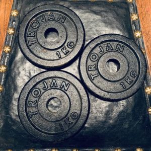 Viktskivor TROJAN - 3 st (totalt 3 kg)